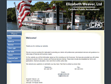 Tablet Screenshot of elizabethweaverltd.com